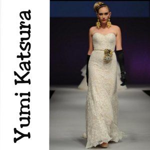 Yumi Katsura 'Camille Wedding Dress NWOT! S